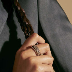 Kami Chain Band Ring, Sterling Silver - Image 2