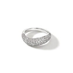 Spear Flex Cuff, Dark Silver, Diamonds - Image 3