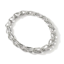 Spear Flex Cuff, Dark Silver, Diamonds - Image 5